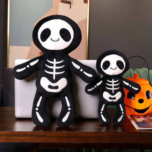 Cute Skull Pillow Plush Toy | Unique Halloween Decoration & Gift