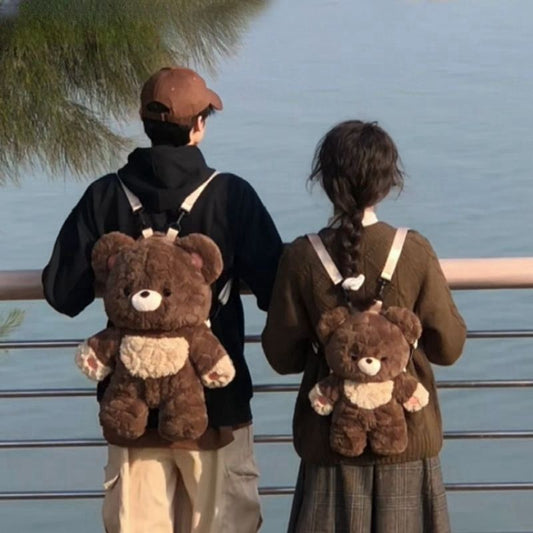 Couple Teddy Bear Backpacks