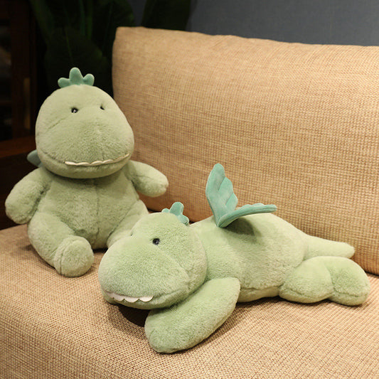 Huggable Dinosaur Plush Toy with Wings