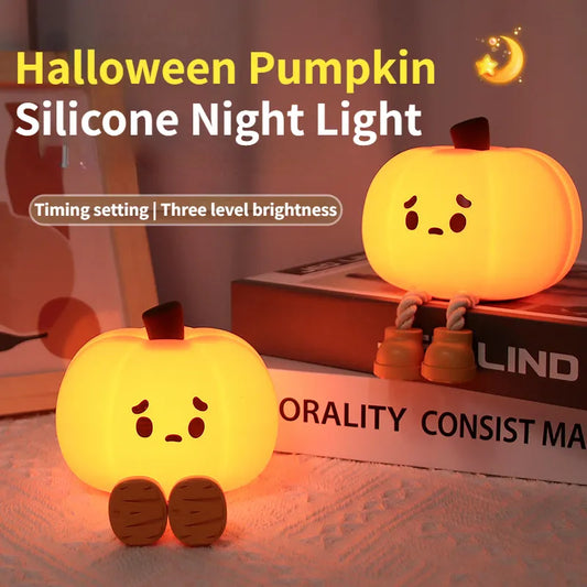 Pumpkin Sprite Silicone Night Light 