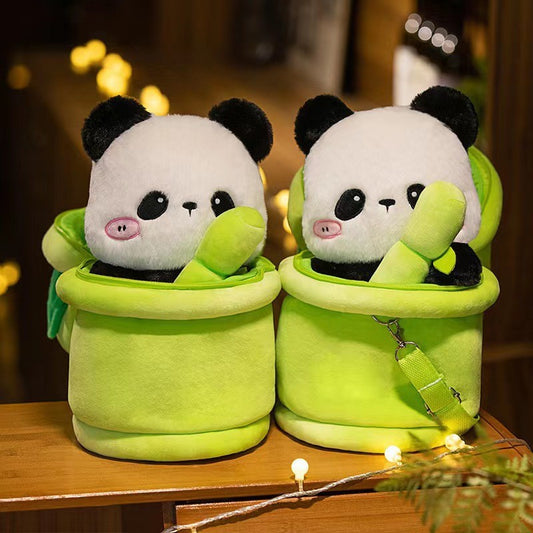Bamboo Panda Crossbody Bag
