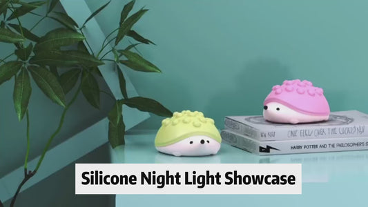 Squeeze Bubble Hedgehog Night Light - Perfect Gift Idea